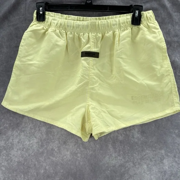 Essentials Fear Of God Lemonade Nylon Athletic Shorts - Picture 1 of 7